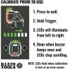 imageKlein Tools ESF150LL Electronic Stud Finder with CrossLine Lasers Bubble Level Laser Class 3R 5mW 15Foot in All Directions for Wood and Metal Studs Bright Green LEDs Batteries Included