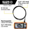 imageKlein Tools ET19 WiFi Pro Borescope with DualLens 55 mm 98Foot Armored Waterproof Gooseneck Snake LEDs 43Inch LCD Endoscope InspectionPlumbers Borescope