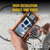 imageKlein Tools ET19 WiFi Pro Borescope with DualLens 55 mm 98Foot Armored Waterproof Gooseneck Snake LEDs 43Inch LCD Endoscope InspectionPlumbers Borescope