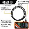 imageKlein Tools ET19 WiFi Pro Borescope with DualLens 55 mm 98Foot Armored Waterproof Gooseneck Snake LEDs 43Inch LCD Endoscope InspectionUtility Borescope
