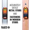 imageKlein Tools MSF100 Magnetic Stud Finder and Level Compact Wood and Metal Detector with Bubble Vial for Accurate Markings Felt Pad Backing