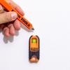 imageKlein Tools MSF100 Magnetic Stud Finder and Level Compact Wood and Metal Detector with Bubble Vial for Accurate Markings Felt Pad Backing