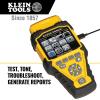 imageKlein Tools VDV501770 Cable Tester Set Scout Pro Max Ethernet CoaxVideo Phone RJ11RJ12RJ45 FConnector Cables TestnMap Remotes