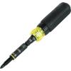 imageKlein Tools 32500HDRT KNECT Ratcheting Screwdriver MultiBit Screwdriver  Nut Driver Impact Rated 11in1 Tool with Phillips Slotted Square and Torx Tips