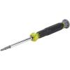 imageKlein Tools 32581 4in1 Electronics Screwdriver Set with 2 Slotted 2 Phillips Precision Machined Bits Ideal for Terminal BlocksScrewdriver Set