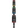 imageKlein Tools 32907 Impact Driver 7in1 SAE Impact Socket Set Flip Socket Set with 14 516 1132 38 716 and 12Inch Nut Driver Sizes and 14Inch Bit Holder 5Inch Shaft