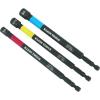 imageKlein Tools 32930 SAE Magnetic Impact Nut Setter Set 6Piece Color Coded Power Nut Driver with Extended Reach 6 SAE Sizes3Pack Nut Setter
