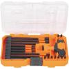 imageKlein Tools 33804 ProFlex ImpactRated Interchangeable Ratcheting THandle Set Torsion Zone Magnetic Bit Holder SAE Metric TORX 23Piece
