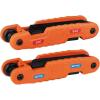 imageKlein Tools 70550 Hex Wrench Key Set 11 SAE Sizes Heavy Duty Folding Allen Wrench Tool with Extra Long Hex KeysSAE  Metric Kit