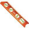 imageKlein Tools 935RB Torpedo Level 8Inch Billet Magnetic Level 0304590 Degree Vials VGroove Tapered Nose HighVisibility Vial and BodyStandard