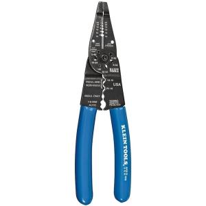 imageKlein Tools 1010 Multi Tool Long Nose Wire Cutter Made in USA Wire Crimper Stripper and Bolt Cutter MultiPurpose Electrician Tool 8Inch Long