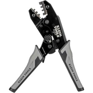 imageKlein Tools 3010CR MC4 Solar Ratcheting Crimper for 1014 AWG Stranded Copper Wire PV Connectors