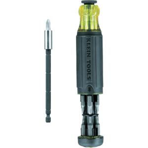 imageKlein Tools 32303 MultiBit Screwdriver  Nut Driver Impact Rated 14in1 Magnetic Screwdriver Set Phillips Slotted Square Combo TorxScrewdriver