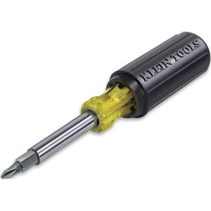 imageKlein Tools 32500 11in1 Screwdriver  Nut Driver Set 8 Bits Phillips Slotted Torx Square 3 Nut Driver Sizes Cushion Grip Handle