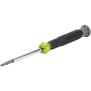 imageKlein Tools 32581 4in1 Electronics Screwdriver Set with 2 Slotted 2 Phillips Precision Machined Bits Ideal for Terminal BlocksScrewdriver Set