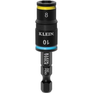 imageKlein Tools 32933M 6in1 Metric Impact Socket Set 3 Flip Sockets with 7 8 10 12 13 and 14 mm Nut Driver Sizes Impact Rated 5Inch Shaft2in1