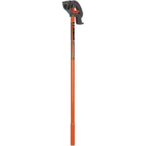 imageKlein Tools 51604 Iron Conduit Bender Full Assembly 34Inch EMT and 12Inch Rigid Wide Foot Pedal Benchmark Symbols and Angle Setter