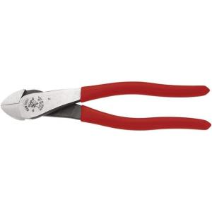 imageKlein Tools D2488 Pliers Made in USA Diagonal Cutting MultiPurpose Pliers with Angled Head HighLeverage Design and Short Jaw 8InchStandard