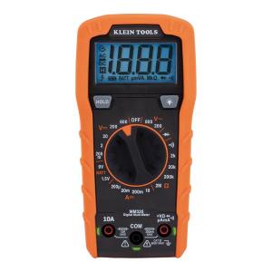 imageKlein Tools MM325 Multimeter Digital ManualRanging 600V ACDC Voltage Tester Tests Batteries Current Resistance Diodes and ContinuityTester