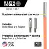imageKlein Tools 50103 LoFlex Glow Fish Rod with Splinter Guard Coating and Adapter for Easy Addition of Mid or HiFlex Rods 10Foot5Foot