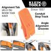 imageKlein Tools 51603 Iron Conduit Bender Full Assembly 12Inch EMT Wide Foot Pedal Benchmark Symbols and Angle Setter