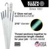 imageKlein Tools 56325 Fish Rod Set with Glow Rod for Pulling Wire 25Foot30Feet