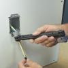 imageKlein Tools 56999 Conduit Locknut Wrench for 12Inch and 34Inch Connectors Direct Drive Heads Rotate