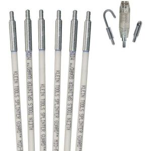imageKlein Tools 56325 Fish Rod Set with Glow Rod for Pulling Wire 25Foot30Feet