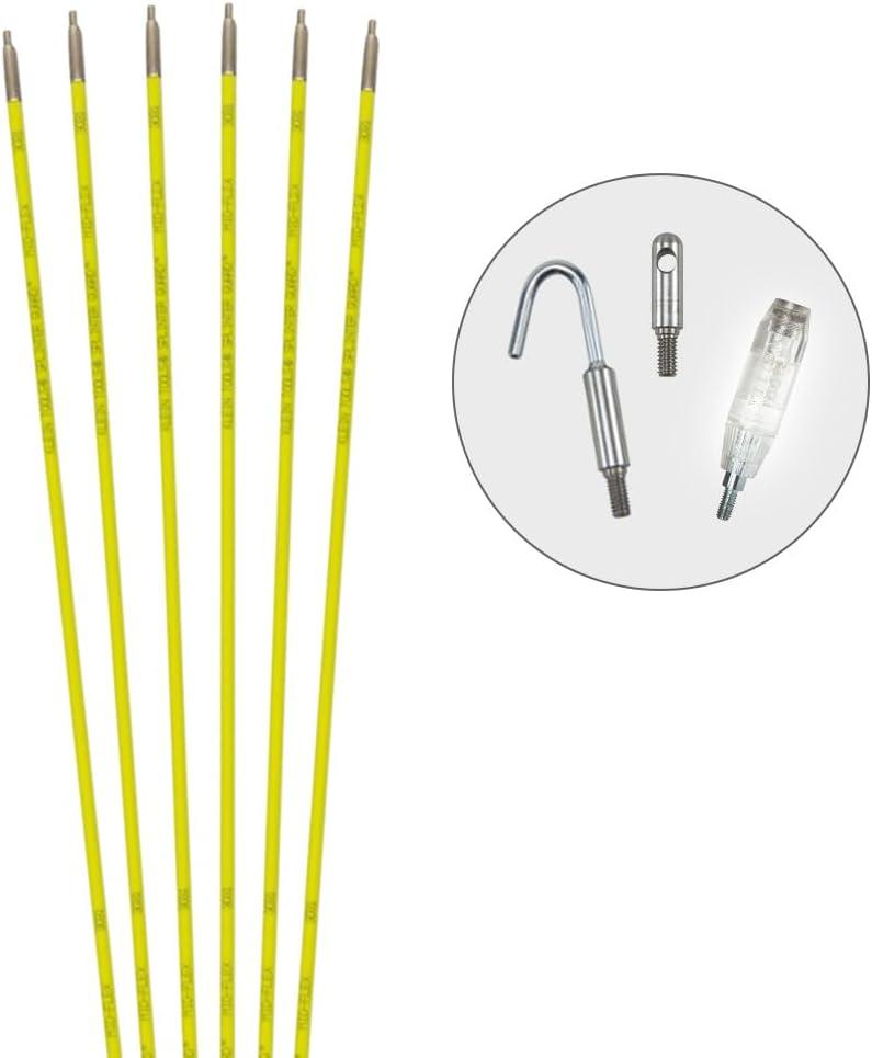 imageKlein Tools 80051 Wire Puller Kit with 30Foot Glow Fish Rod and Magnetic Wire Puller 2 PiecePuller Kit