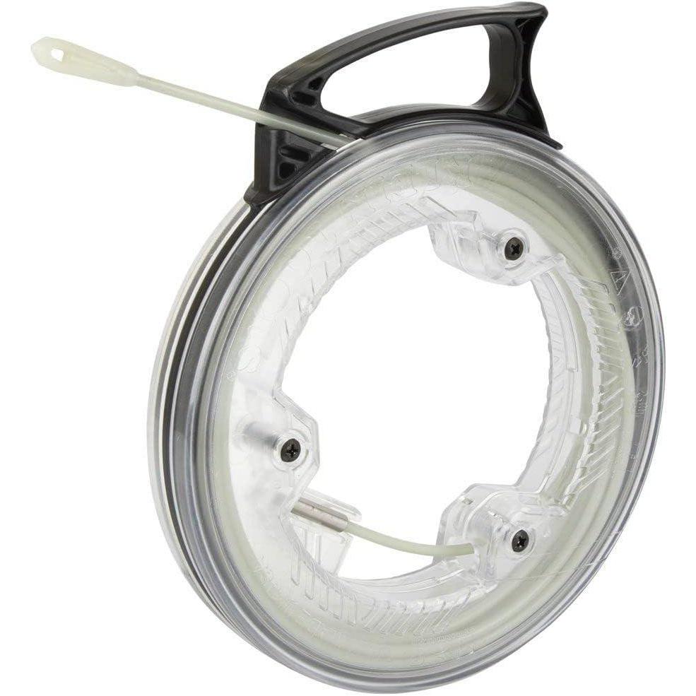 imageKlein Tools 50550 GlowintheDark Fish Tape Made in USA Fiberglass with Nylon Tip and StainlessSteel Connector Ideal for Fish Rod 20Foot20foot Glow Fishtape