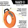 imageKlein Tools 50376 150Foot Fish Tape HighFlex Polyester 3 Strand Braided Wire Puller Electrical Fish Tape with NonConductive Tip