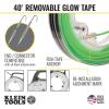 imageKlein Tools 50550 GlowintheDark Fish Tape Made in USA Fiberglass with Nylon Tip and StainlessSteel Connector Ideal for Fish Rod 20Foot40Foot Glow Fishtape