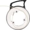 imageKlein Tools 50550 GlowintheDark Fish Tape Made in USA Fiberglass with Nylon Tip and StainlessSteel Connector Ideal for Fish Rod 20Foot40Foot Glow Fishtape