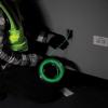 imageKlein Tools 50660 Glow In The Dark Fish Tape Fiberglass with Nylon Tip and StainlessSteel Connector for Fish Rod Attachments 40Foot20foot Glow Fishtape