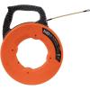 imageKlein Tools 56351 NonConductive Electrical Fish Tape Fiberglass Wire Puller wSteel Leader Optimized Housing 100Foot x 316InchMultigroove