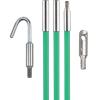 imageKlein Tools 50051 HiFlex Glow Fish Rod with Splinter Guard Coating 532Inch Fiberglass Fish Rod Bullet Nose and Hook Attachments 5Foot15Foot