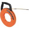 imageKlein Tools 56351 NonConductive Electrical Fish Tape Fiberglass Wire Puller wSteel Leader Optimized Housing 100Foot x 316InchFiberglass