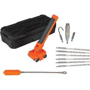 imageKlein Tools 80051 Wire Puller Kit with 30Foot Glow Fish Rod and Magnetic Wire Puller 2 PiecePuller Kit