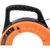 imageKlein Tools 56002 Electrical Fish Tape 65Foot Long x 18Inch Wide Steel for Heavy Duty Wire Pulls Laser Etched for Conduit Measuring
