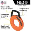 imageKlein Tools 56333 Electrical Fish Tape Steel Wire Puller with Double Loop Tip Optimized Housing and Handle 18Inch x 120FootTOOLS