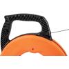 imageKlein Tools 56341 Electrical Fish Tape  Wire Puller Stainless Steel with Double Loop Tip Optimized Housing and Handle 18Inch x 240FootStainless Steel