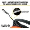 imageKlein Tools 56341 Electrical Fish Tape  Wire Puller Stainless Steel with Double Loop Tip Optimized Housing and Handle 18Inch x 240FootSteel