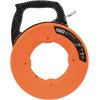 imageKlein Tools 56341 Electrical Fish Tape  Wire Puller Stainless Steel with Double Loop Tip Optimized Housing and Handle 18Inch x 240FootSteel