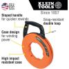 imageKlein Tools 56341 Electrical Fish Tape  Wire Puller Stainless Steel with Double Loop Tip Optimized Housing and Handle 18Inch x 240FootSteel