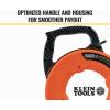 imageKlein Tools 56382 NonConductive Fiberglass Fish Tape MultiGroove Wire Puller Optimized Housing and Handle 50Foot x 316Inch