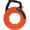 imageKlein Tools 56382 NonConductive Fiberglass Fish Tape MultiGroove Wire Puller Optimized Housing and Handle 50Foot x 316Inch