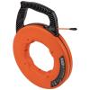 imageKlein Tools 56383 NonConductive Electrical Fish Tape MultiGroove Fiberglass Wire Puller Nylon Tip Optimized Housing and Handle 100FootMultigroove