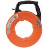 imageKlein Tools 56383 NonConductive Electrical Fish Tape MultiGroove Fiberglass Wire Puller Nylon Tip Optimized Housing and Handle 100FootMultigroove