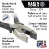 imageKlein Tools D2139ST HighLeverage Ironworkers Pliers Made in USA Twist and Cut Soft Annealed Tie Wire Hook Bend Handle Spring Loaded HeavyDuty JawsHigh LeveragePlasitc Dipped Handle
