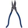 imageKlein Tools D2139ST HighLeverage Ironworkers Pliers Made in USA Twist and Cut Soft Annealed Tie Wire Hook Bend Handle Spring Loaded HeavyDuty JawsHigh LeveragePlasitc Dipped Handle